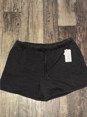 George Charcoal Knit Lounge Shorts